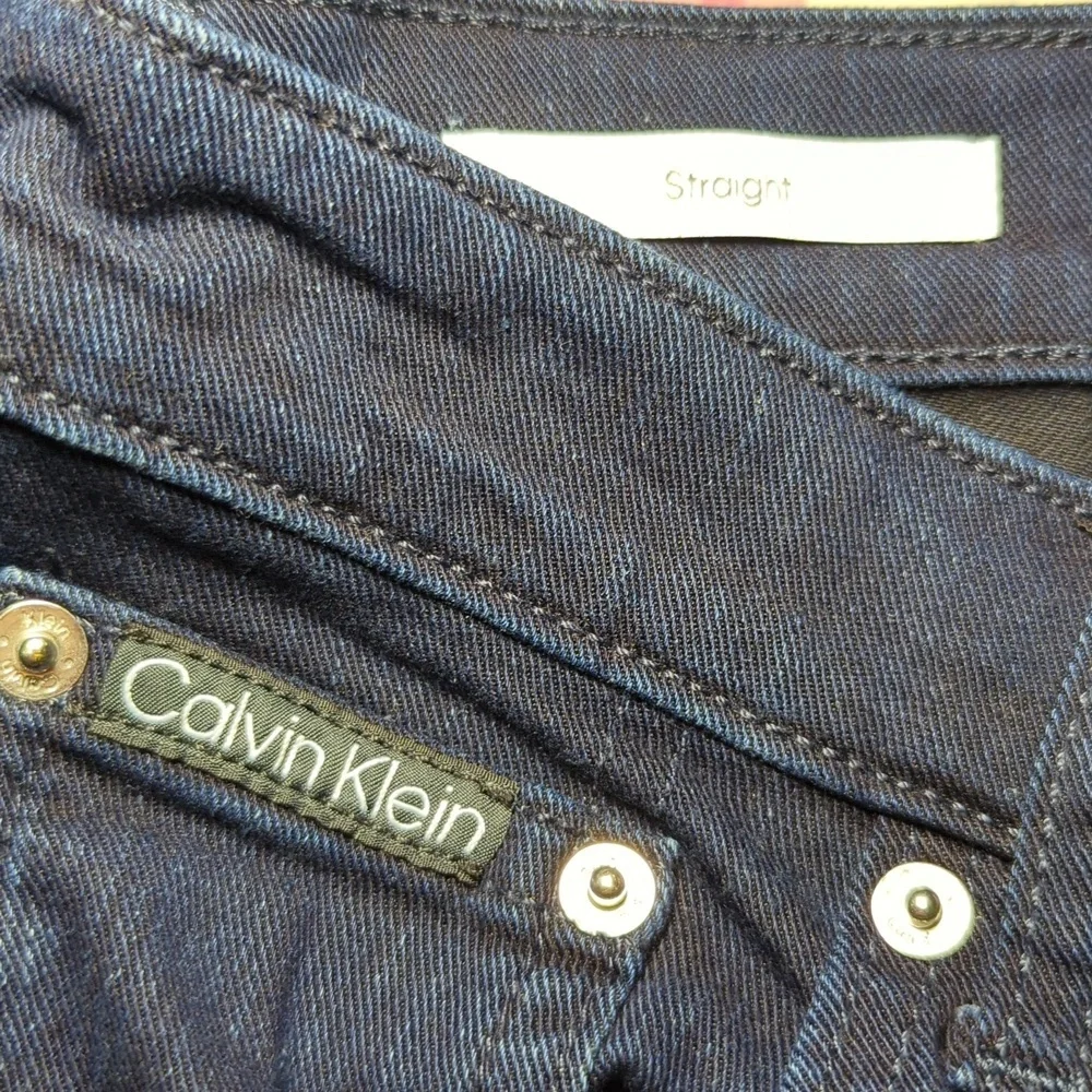 Calvin Klein Straight Leg Jeans Dark Wash Stretch Men's Size 32x30